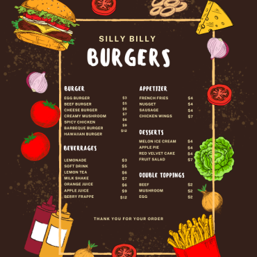Restaurant menu engineering – examples