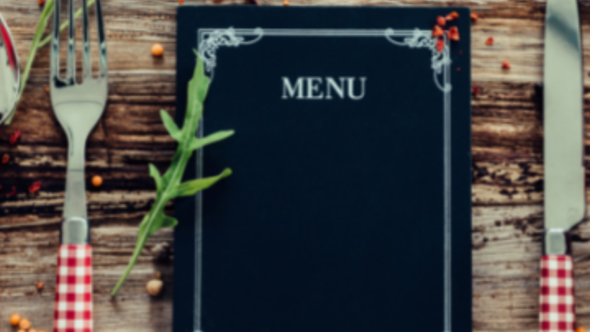 Designing your restaurant menu